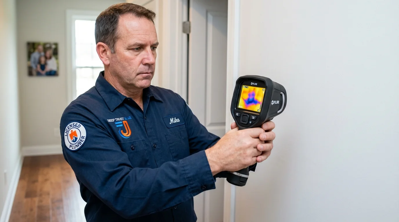 Thermal imaging leak detection by Johns Plumbing LLC in Del Rey
